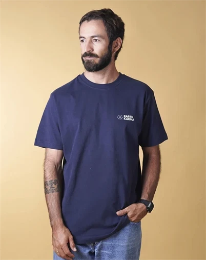 Elsk - Earth Karma Brushed T-Shirt - Dark Navy